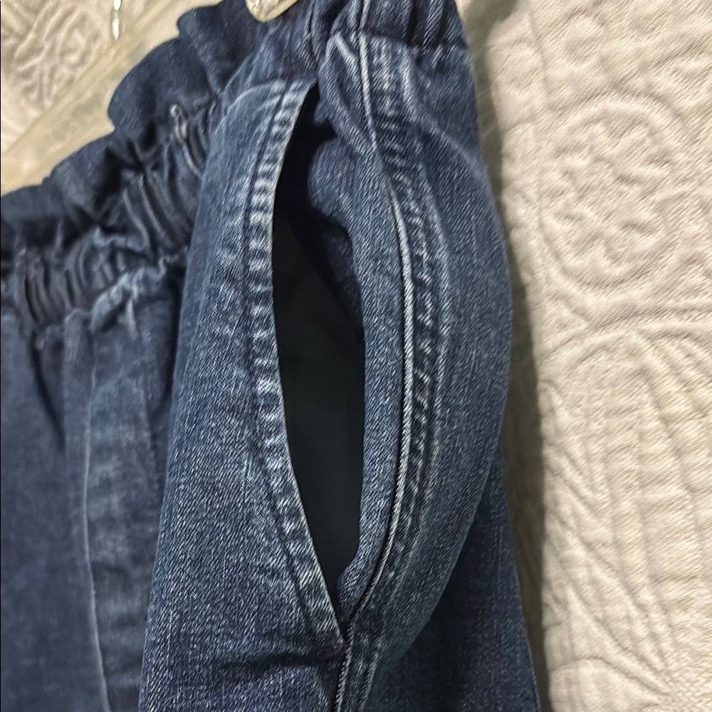 Women’s GAP Dark Blue Denim Mom Jeans - Picture 5 of 5